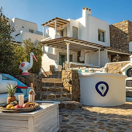 Manolia Luxury Private House By Mykonian Kazarte Villa Kalo Livadi Bagian luar foto