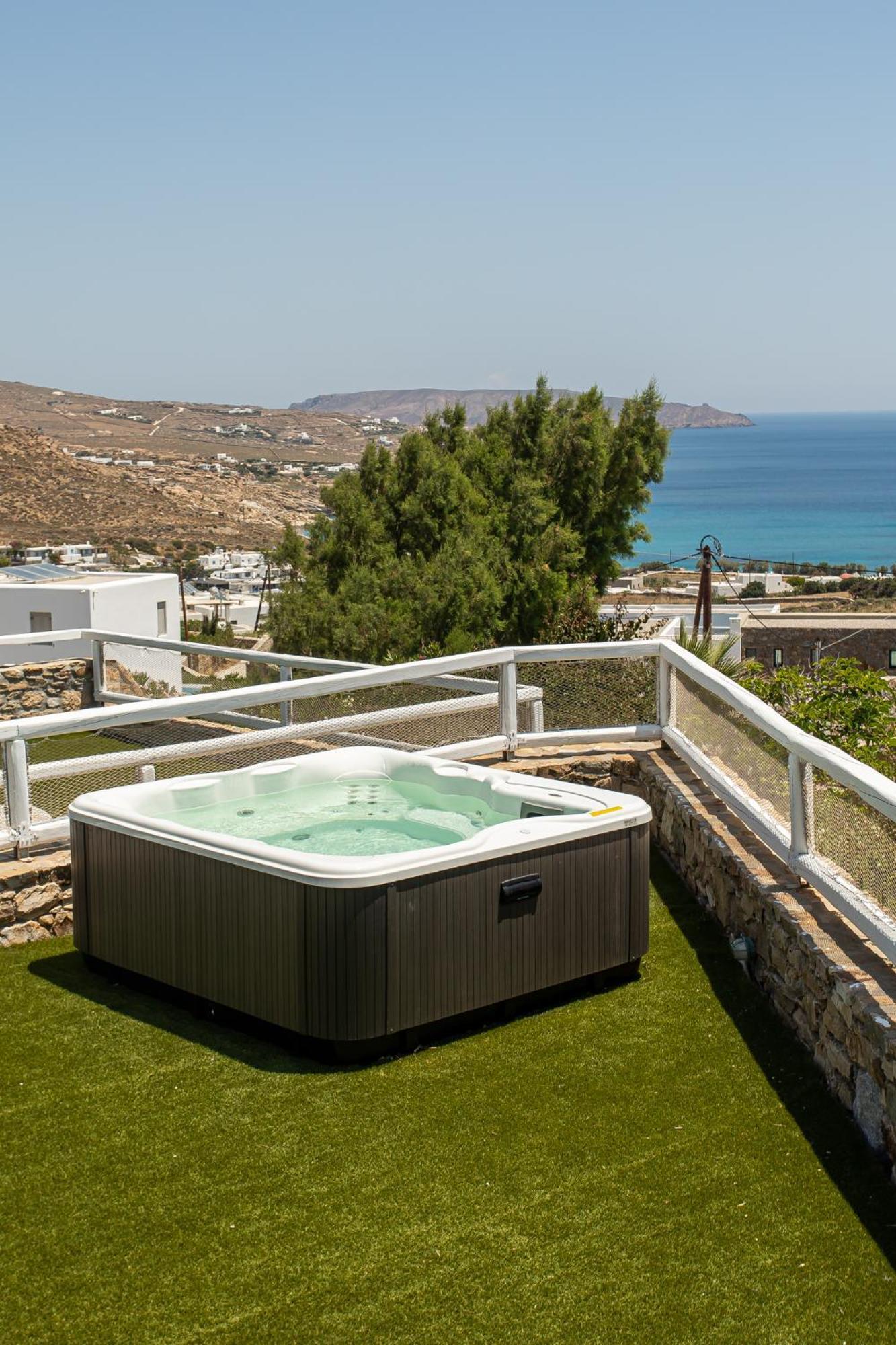 Manolia Luxury Private House By Mykonian Kazarte Villa Kalo Livadi Bagian luar foto