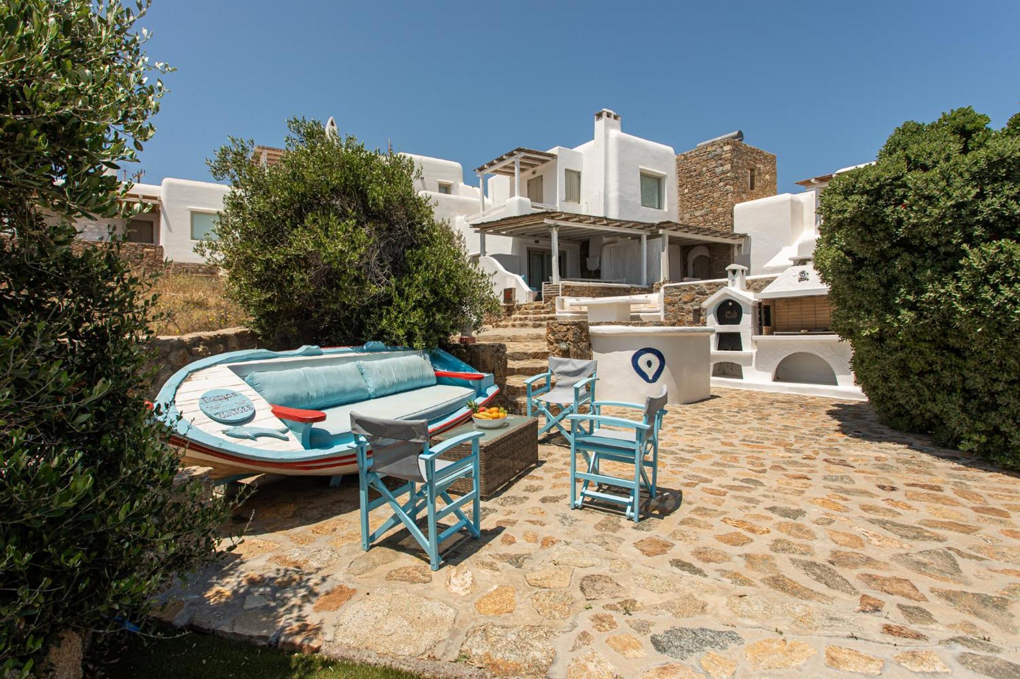 Manolia Luxury Private House By Mykonian Kazarte Villa Kalo Livadi Bagian luar foto