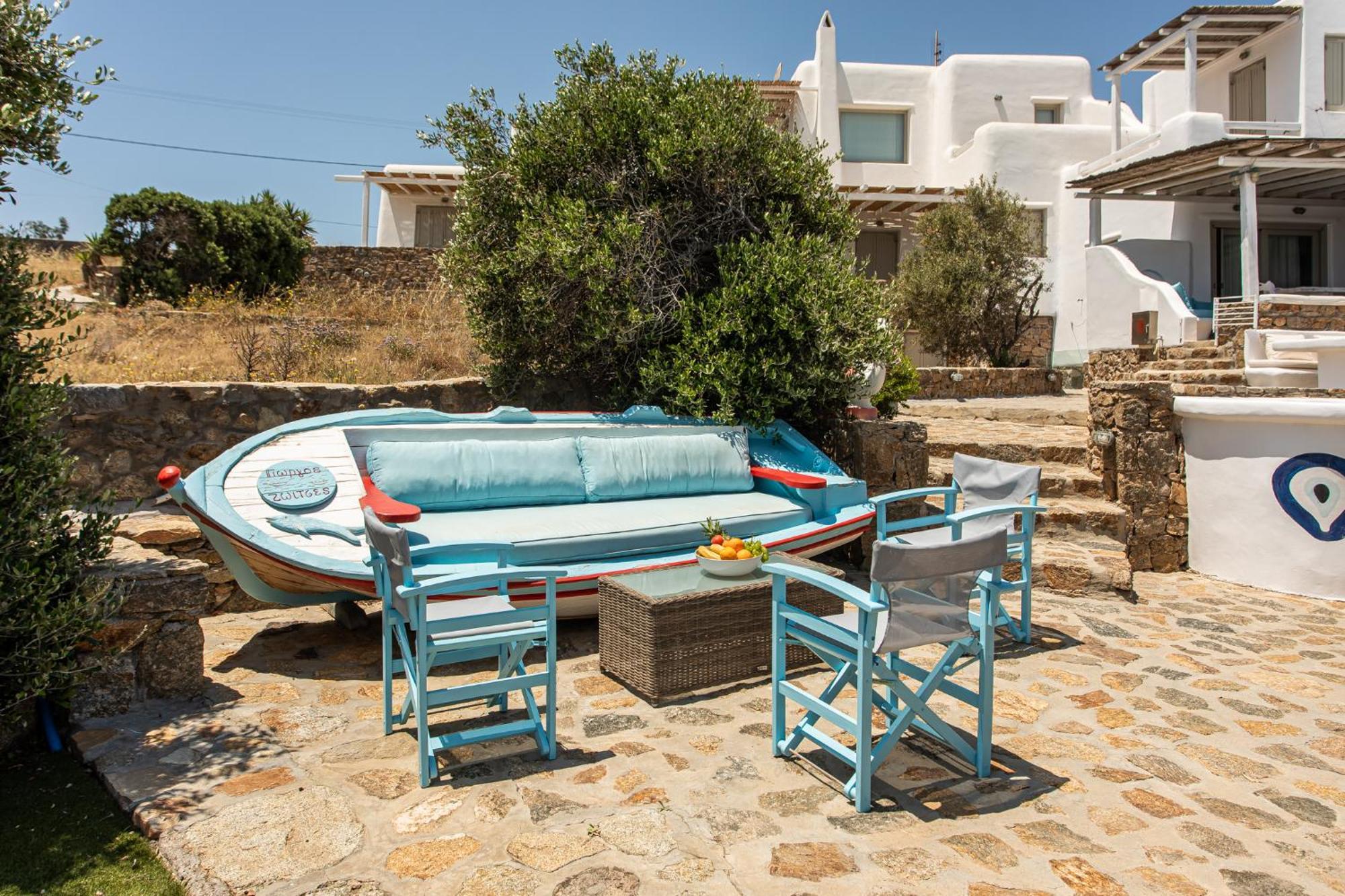 Manolia Luxury Private House By Mykonian Kazarte Villa Kalo Livadi Bagian luar foto