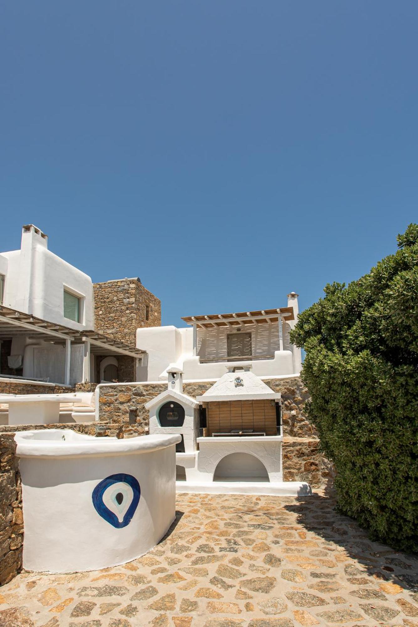 Manolia Luxury Private House By Mykonian Kazarte Villa Kalo Livadi Bagian luar foto