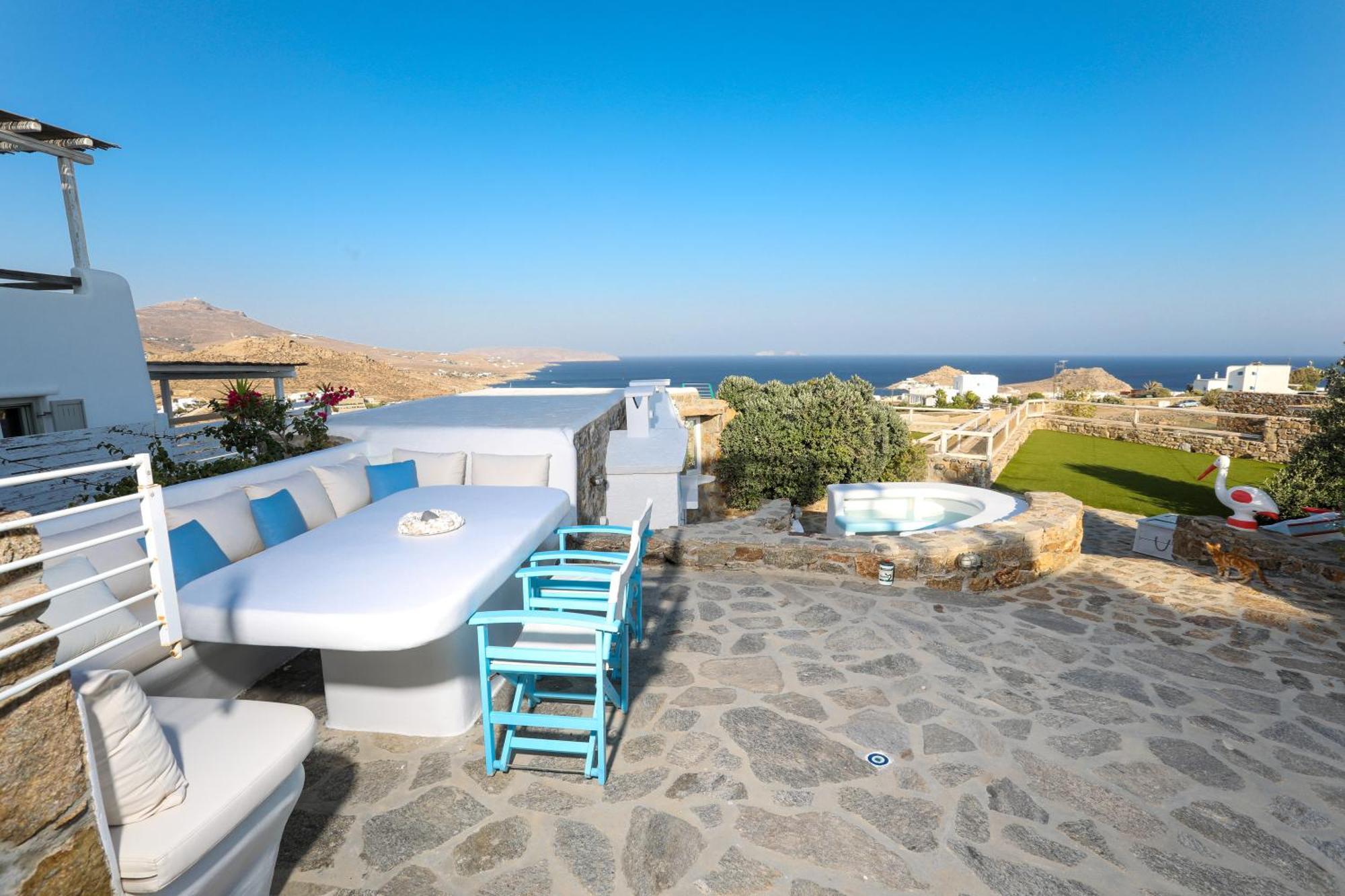 Manolia Luxury Private House By Mykonian Kazarte Villa Kalo Livadi Bagian luar foto